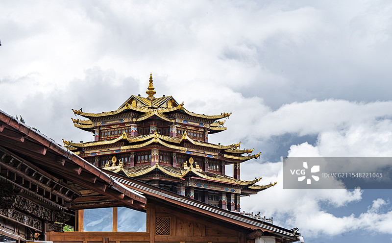 月光之城香格里拉独克宗图片素材