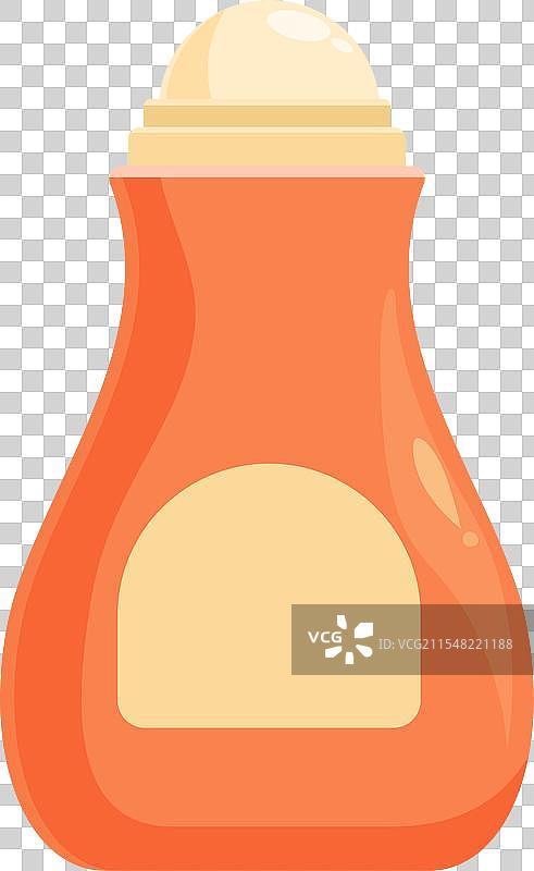 时尚的滚珠香体剂卡通图标图片素材