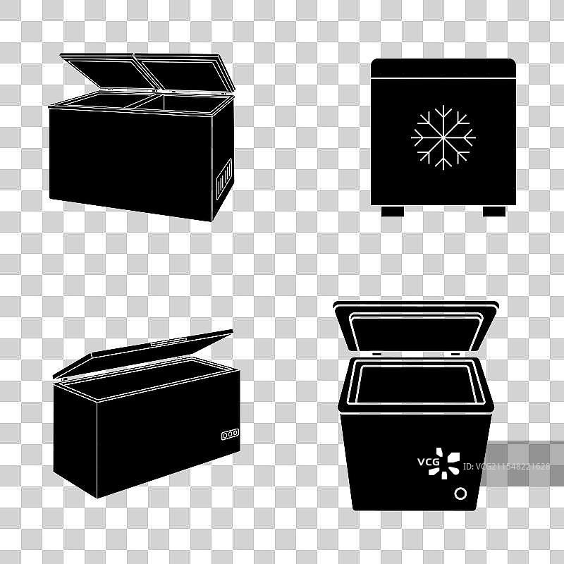 冷冻冰箱图标图片素材