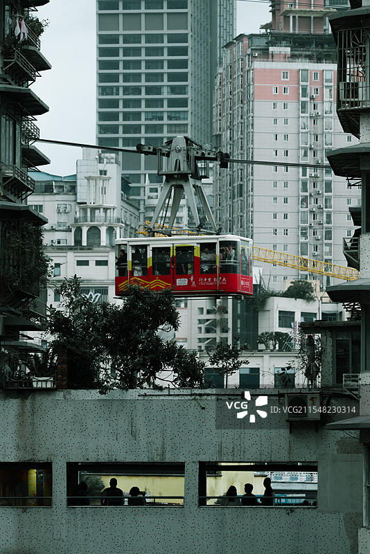 白象居缆车图片素材