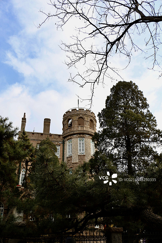 青岛八大关花石楼图片素材