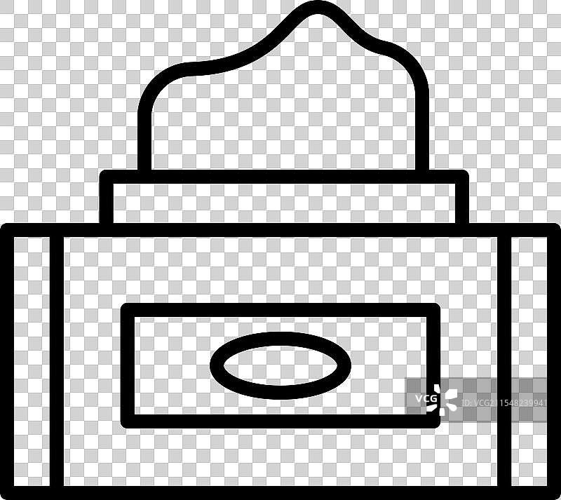 卸妆湿巾图标集 皮肤美容产品图片素材