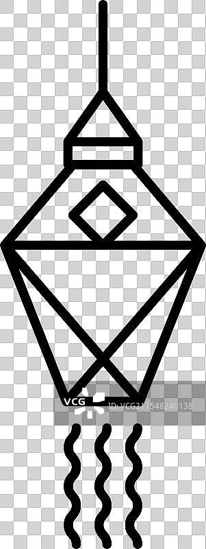 印度灯笼图标集图片素材