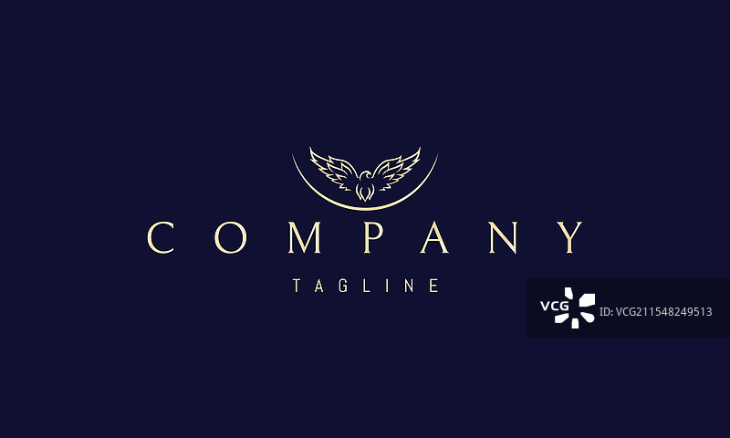 金色标志与抽象图像图片素材