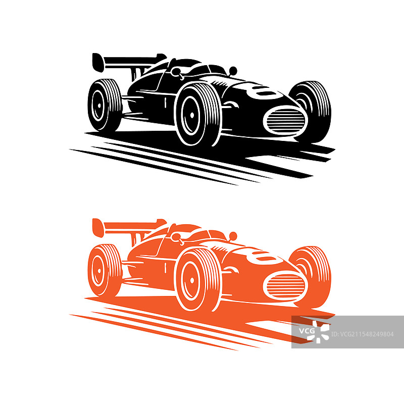 赛车轮廓图片素材