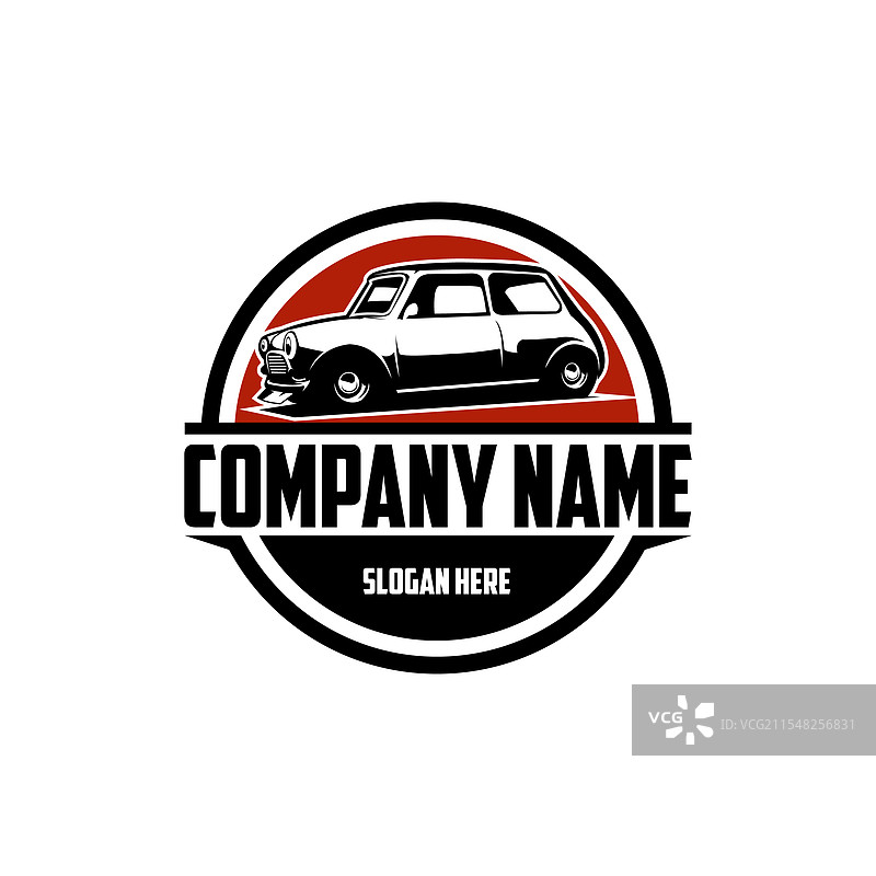 迷你库珀古董车的传奇图片素材