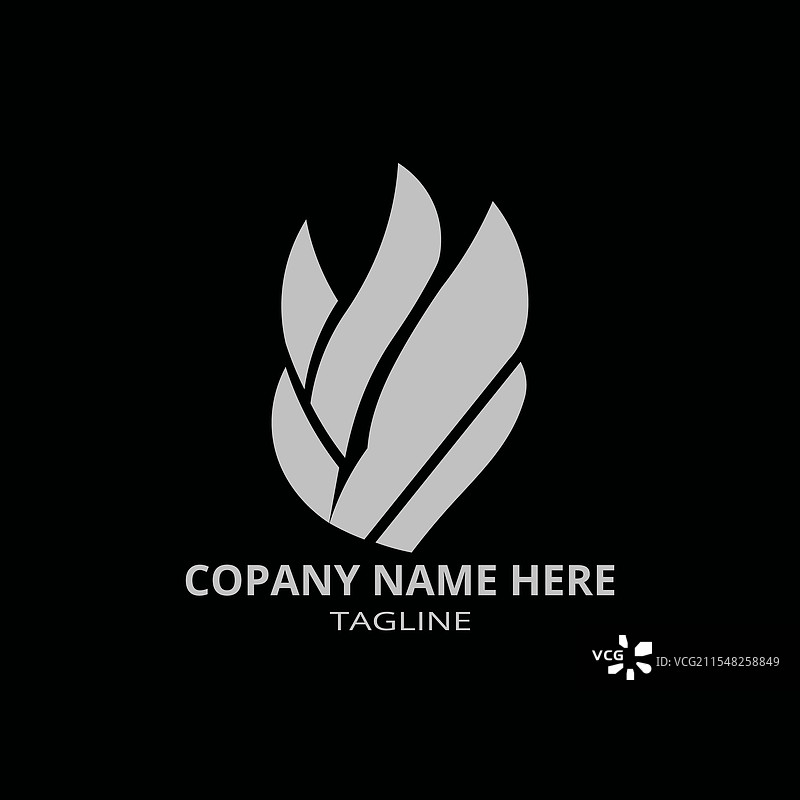 抽象现代几何设计logo图片素材