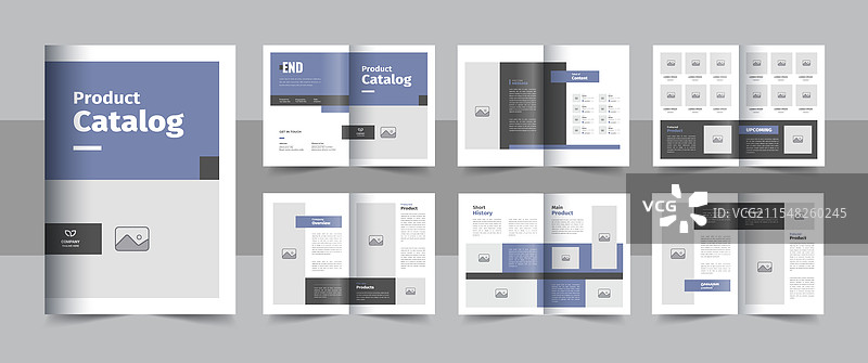 产品目录宣传册设计模板图片素材