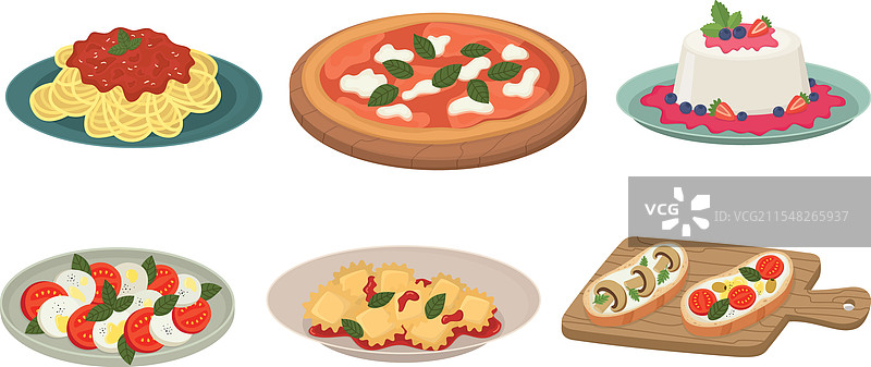 传统意大利美食图片素材