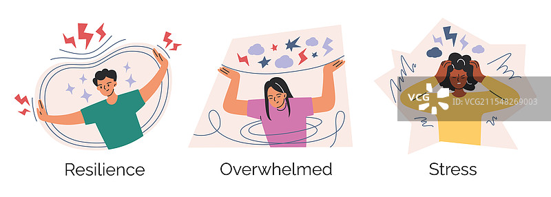 三个人物角色组合图片素材