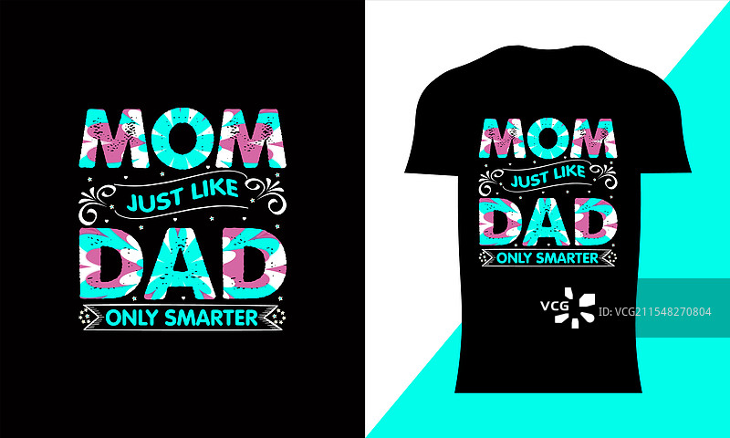 世界上最好的妈妈排版T恤设计图片素材