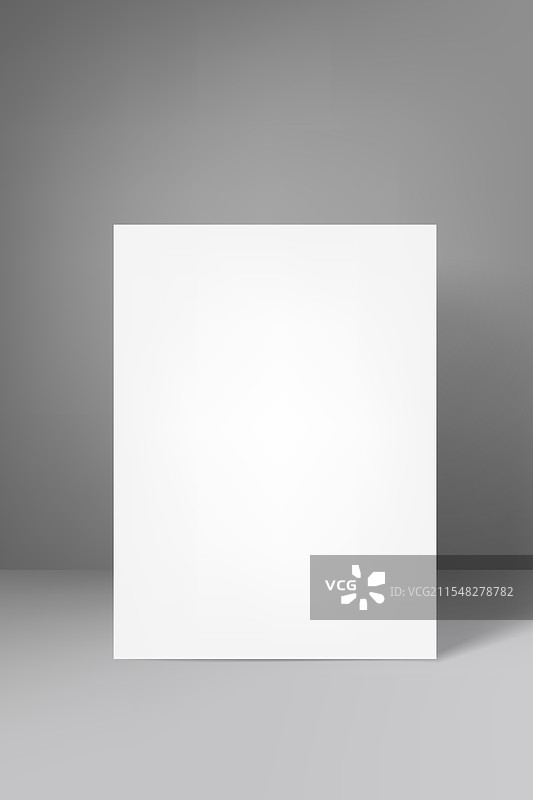 带阴影的垂直空白框架3D模型图片素材