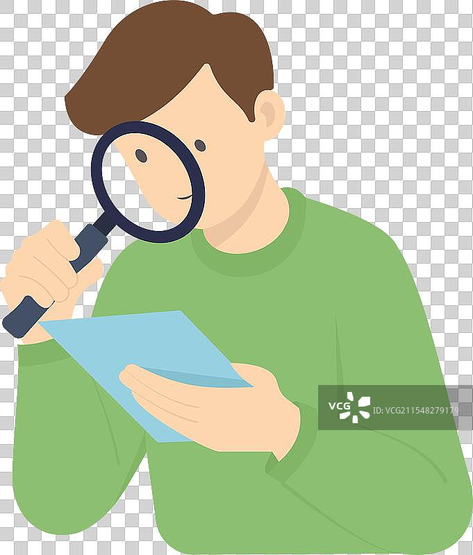 对文件的仔细审查或审视图片素材