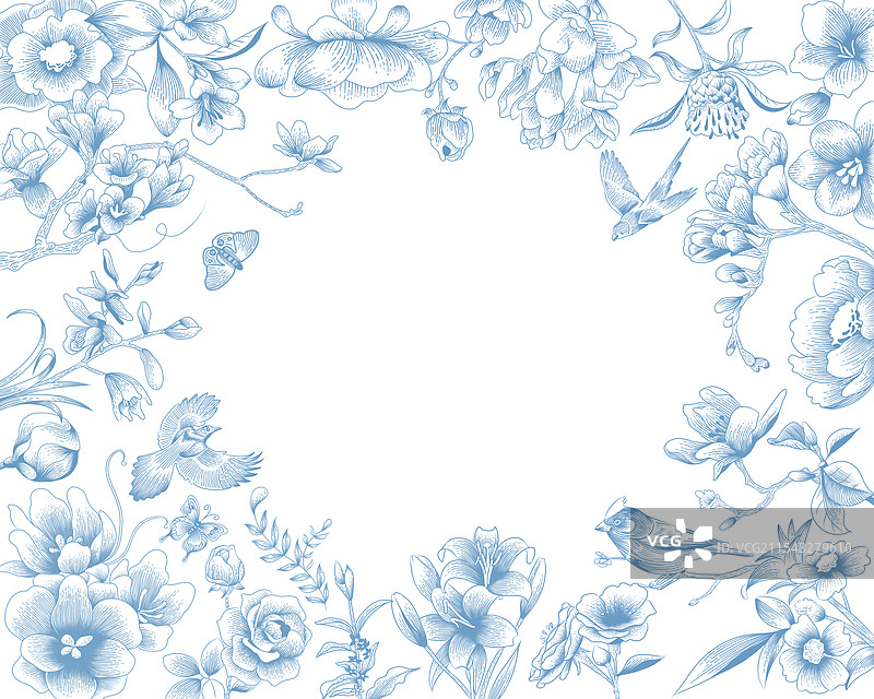 植物鲜花插画合集图片素材