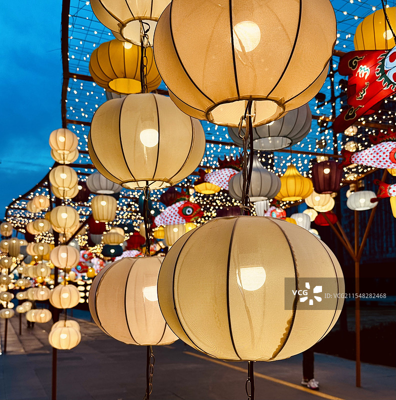 元宵节的灯笼图片素材