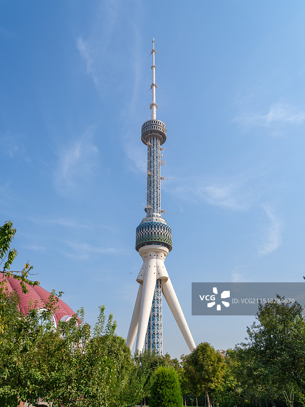 塔什干的电视塔图片素材