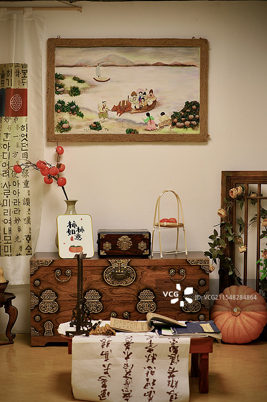 朝鲜族书房图片素材