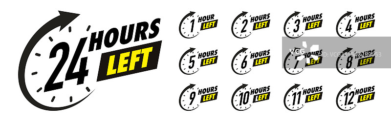 倒计时剩余小时 12345678910图片素材