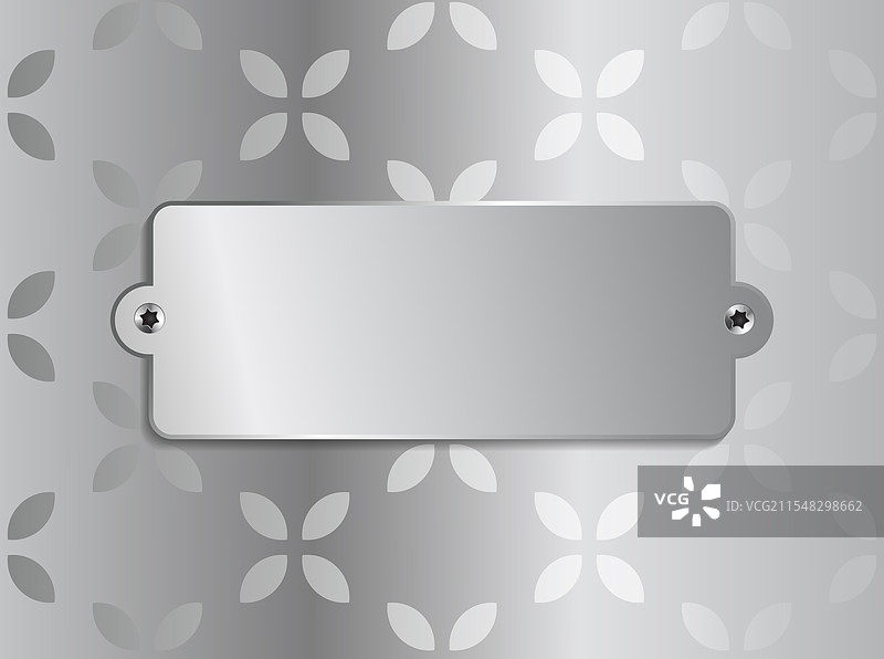 花卉银饰上的名字雕刻银盘图片素材