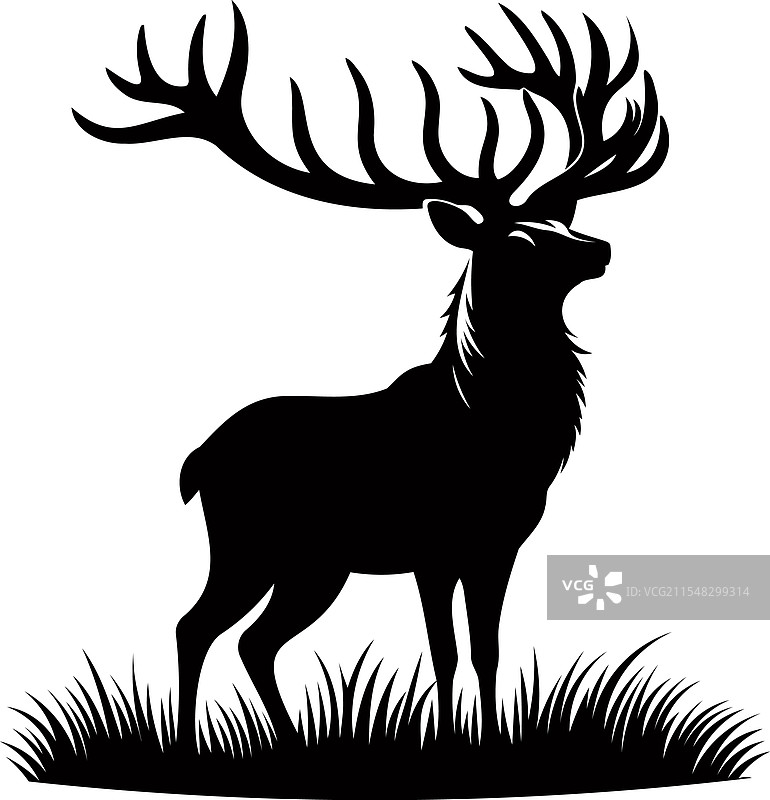 雄伟的驯鹿设计鹿艺术图片素材