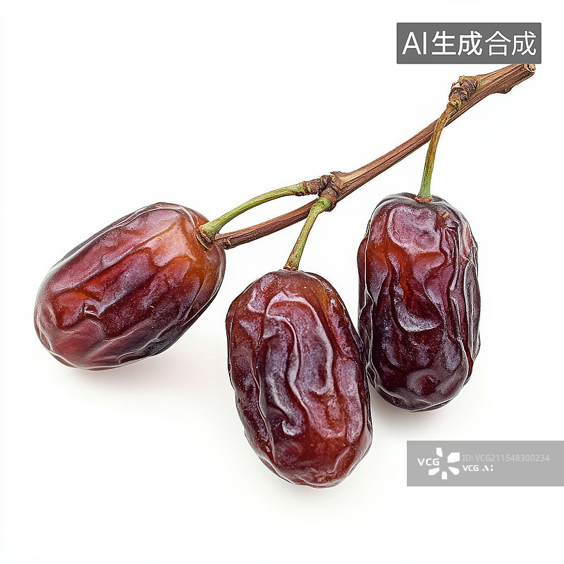 【AI数字艺术】高清椰枣特写图片素材