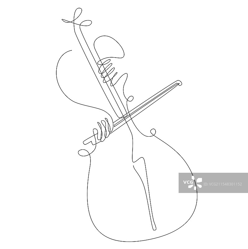 大提琴演奏者的手在演奏大提琴图片素材
