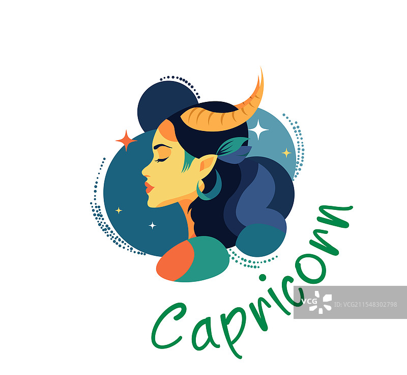 摩羯座图片素材