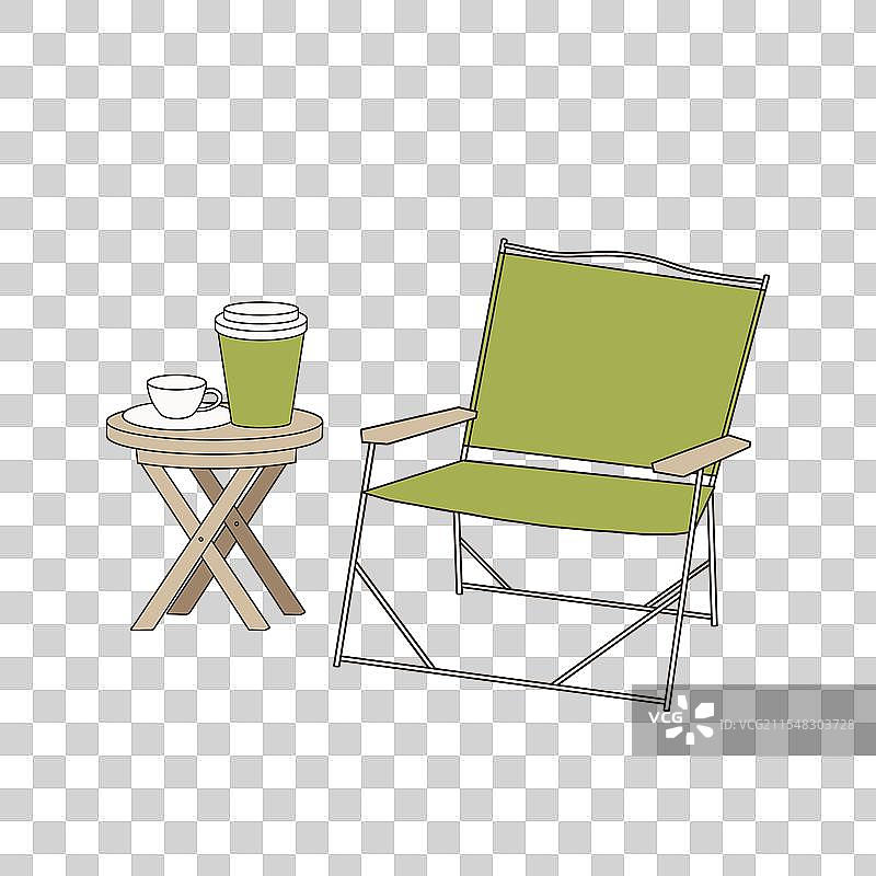 户外折叠桌椅图片素材