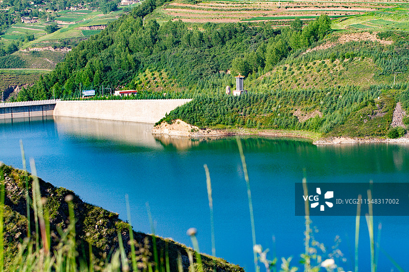 盘道水库图片素材