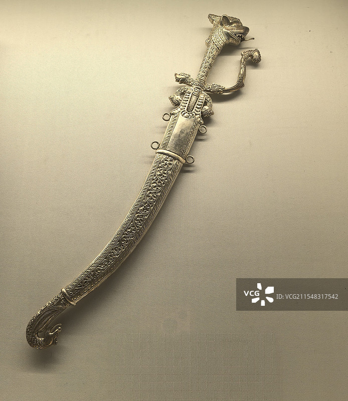 喀斯坦刀 （摄于上海世博会博物馆，捐赠方：上海世博会斯里兰卡馆）图片素材