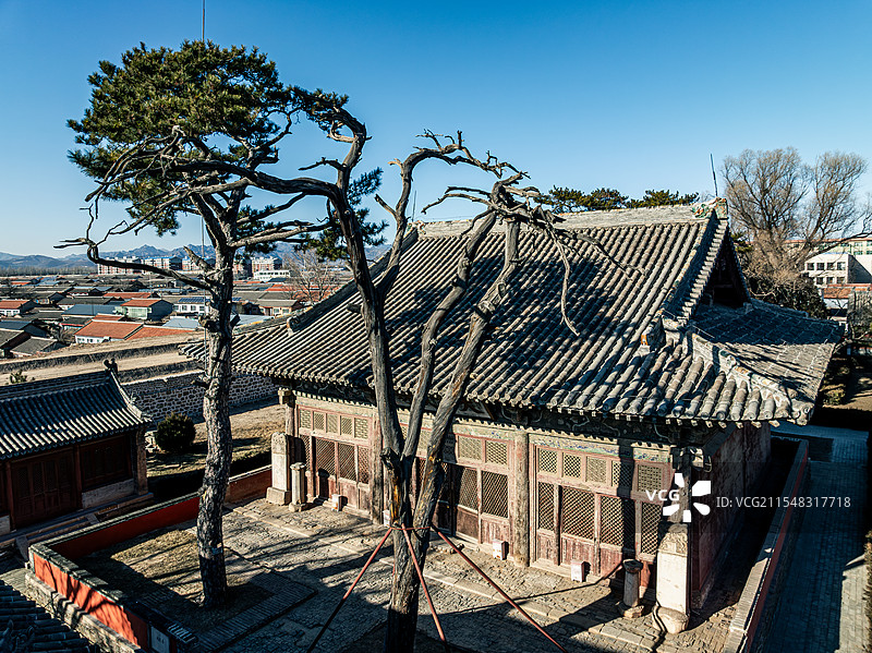 八大辽构之河北涞源阁院寺文殊阁图片素材