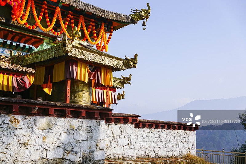 西藏林芝墨脱仁青崩寺图片素材