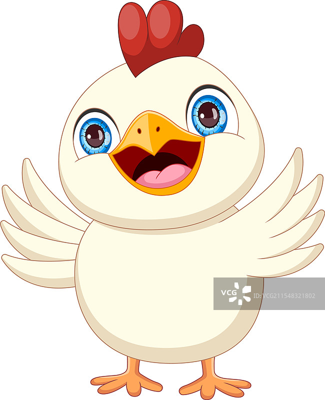 可爱的卡通小鸡图片素材