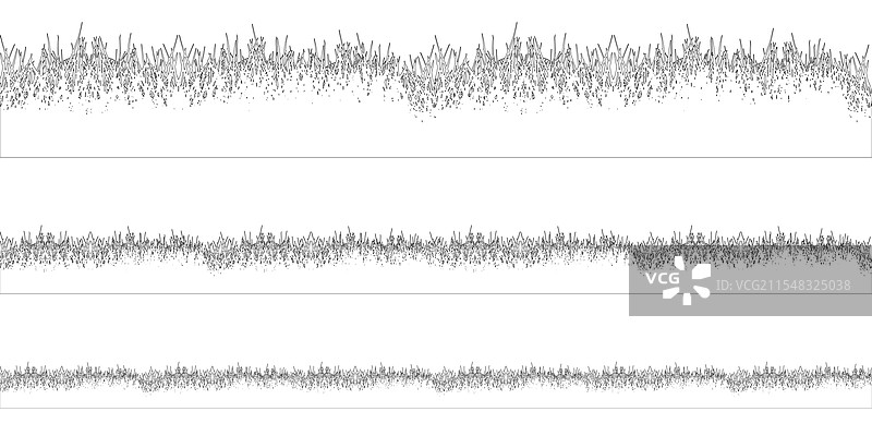 草地轮廓集图片素材