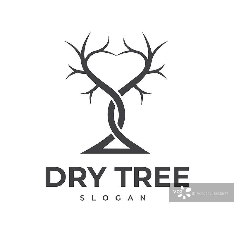 死树标志设计 全球变暖图标图片素材