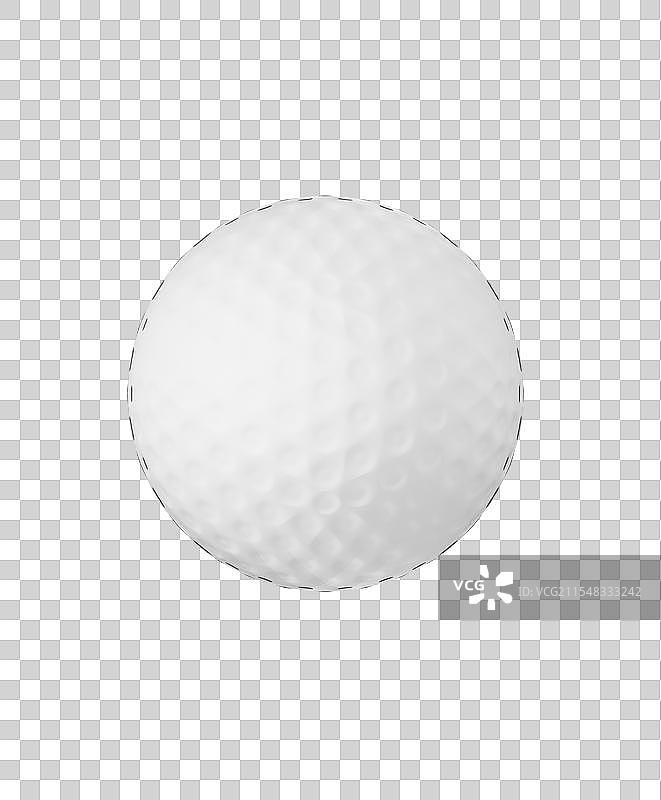 白色高尔夫球的细节之美  简约高尔夫球的魅力图片素材