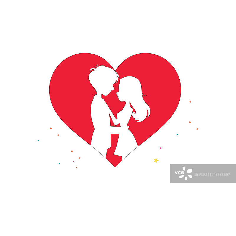 情人节引人注目的图形图片素材