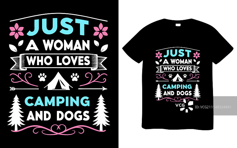 激励人心的图形T恤设计：只是一个女人，她图片素材