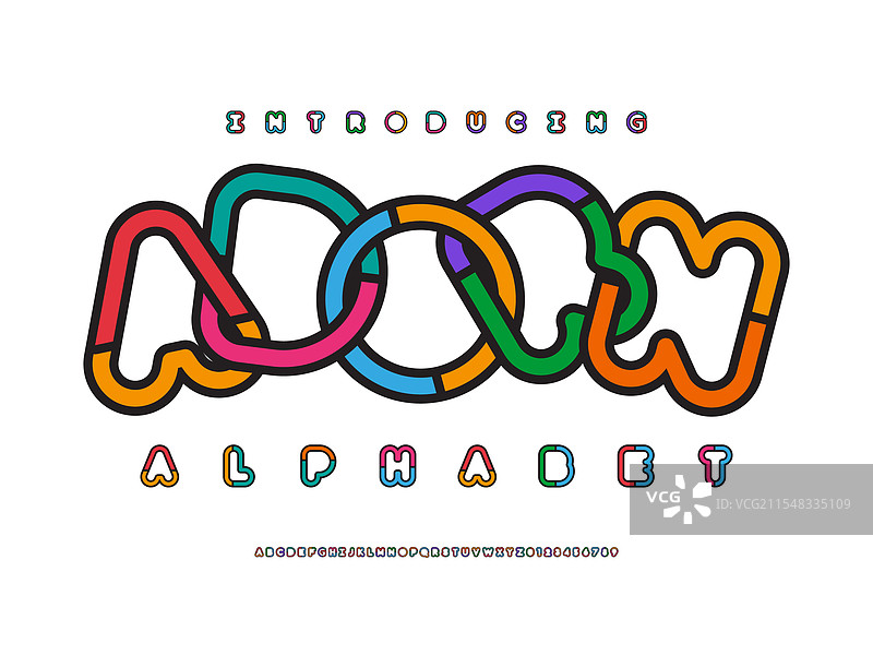 彩色字体图片素材