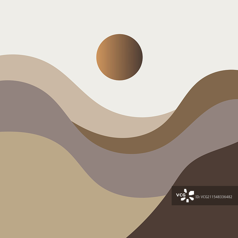 深色的赭石灰和棕色形成了一个图片素材