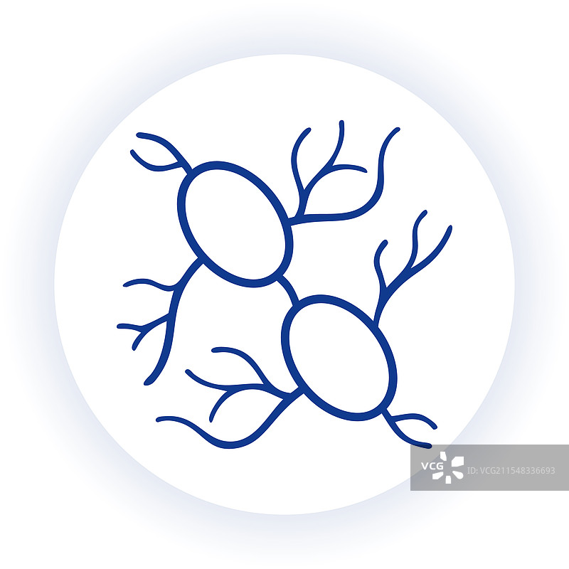 用于医学的人体淋巴结解剖图图片素材