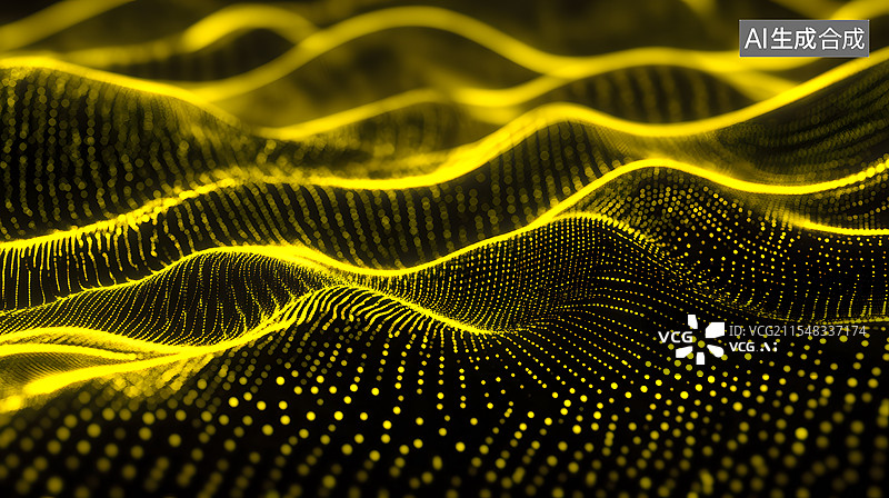 【AI数字艺术】抽象线条科技概念图片素材