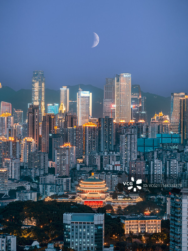 重庆城市建筑——重庆人民大礼堂图片素材