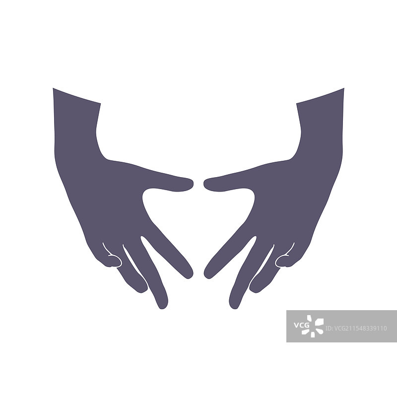 人类用手做成心形，心脏健康图片素材