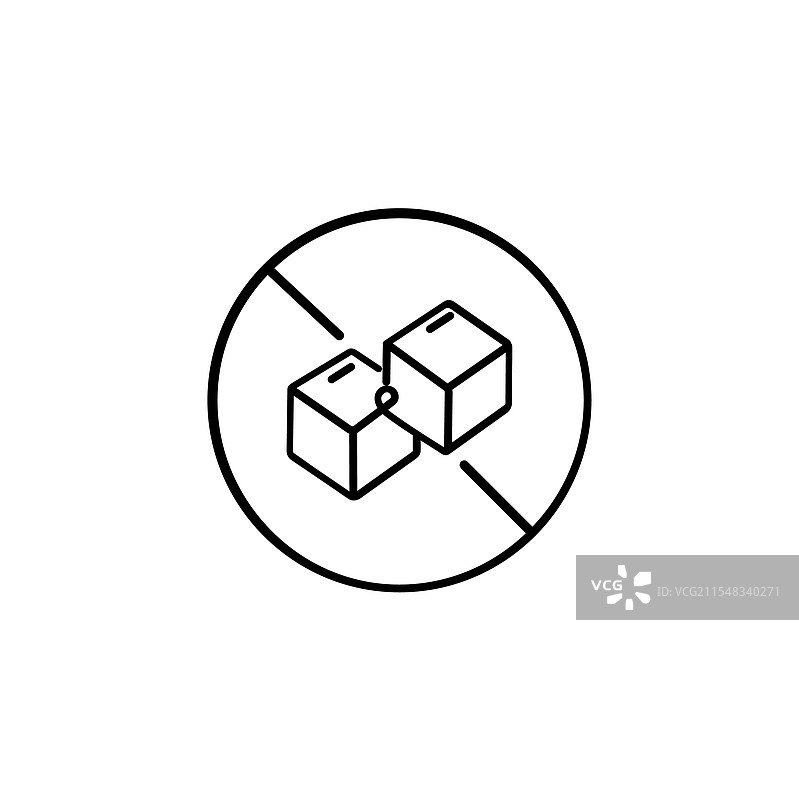 无糖线条风格图标设计图片素材