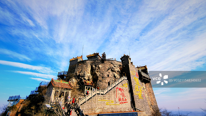 柏尖山主峰图片素材