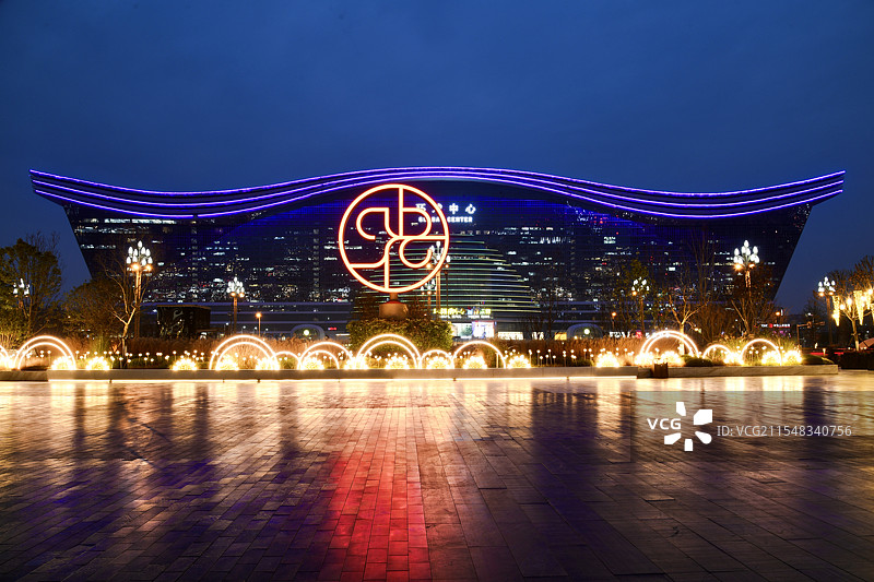 成都环球中心图片素材