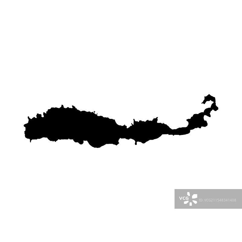 弗洛雷斯岛地图图标图片素材