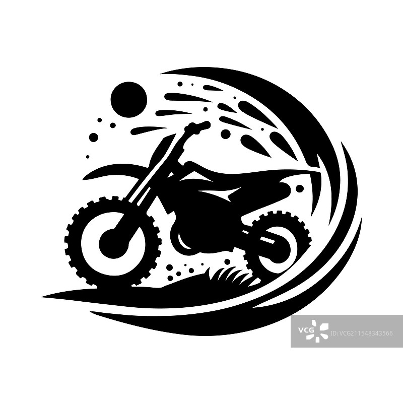 创意用高级摩托车轮廓包图片素材