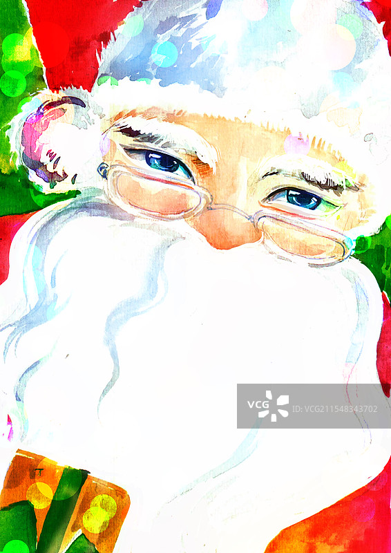 圣诞元素插画图片素材